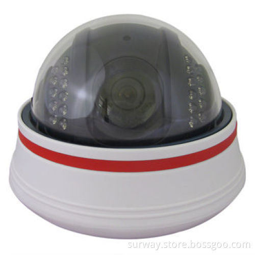 Fixed IR Dome Camera with 1/3-inch Sony Effio 700TVL Image Sensor and 22 x Infrared LEDs